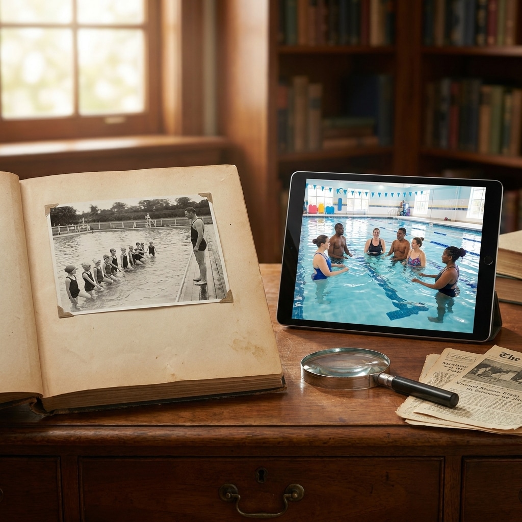 The history of American swimming lessons: how ‘learning to swim’ became a common summer rite (without safety/medical advice)
