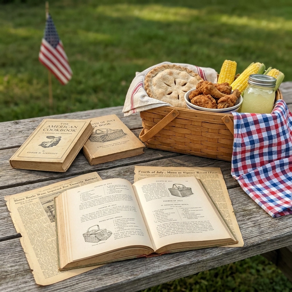 The history of ‘Independence Day recipes’ in America: how cookouts, picnics, and potlucks became part of July 4 (using old cookbooks and newspapers)